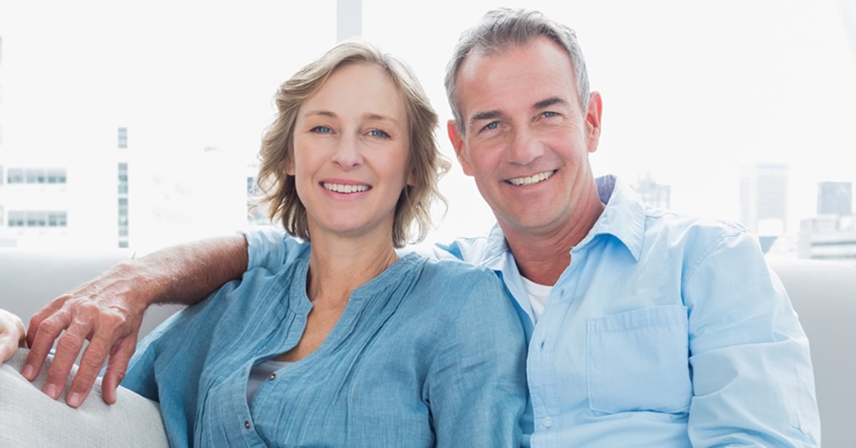 Confident couple enjoying life after hormone optimization